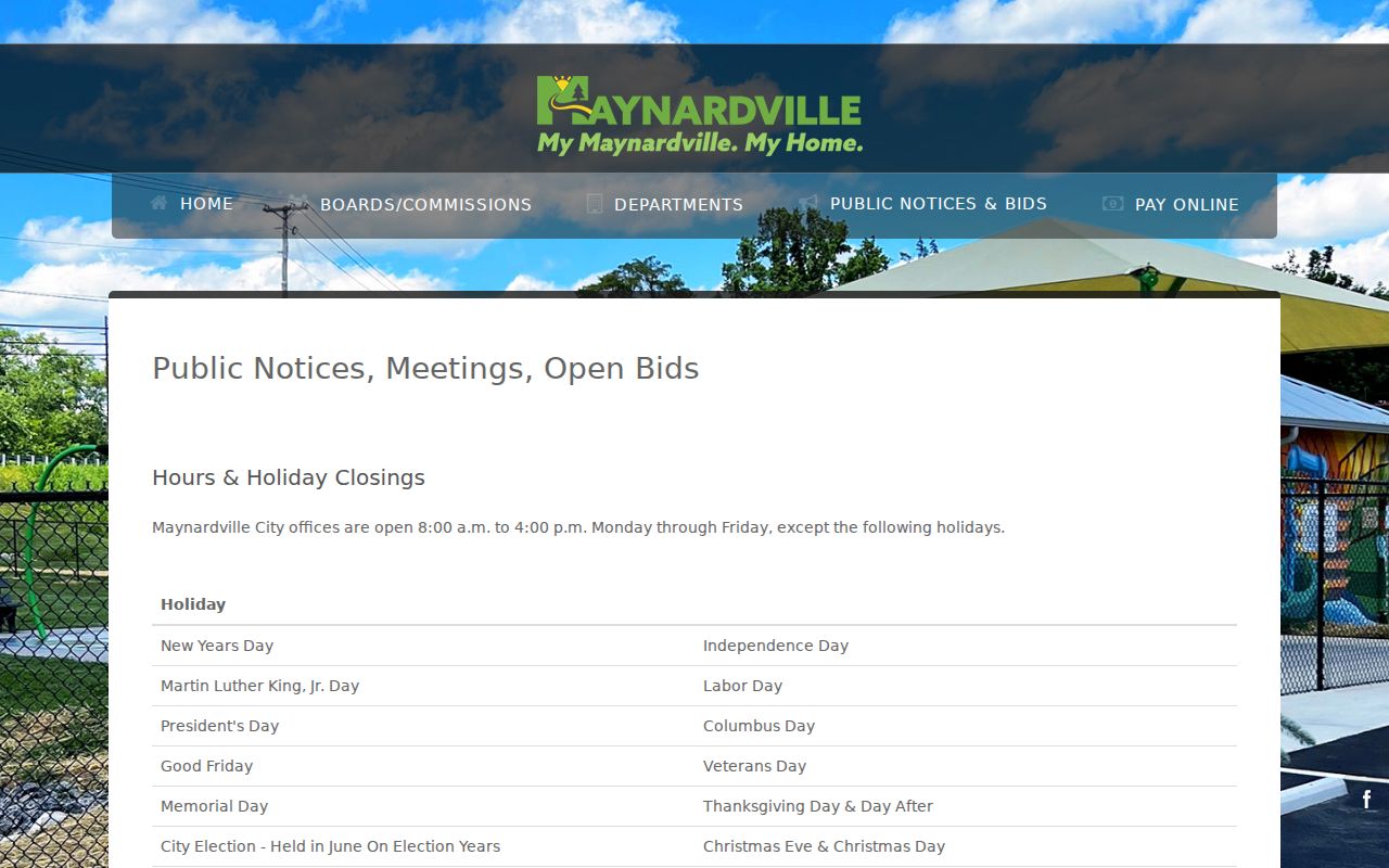 Union County traffic court notice from Maynardville